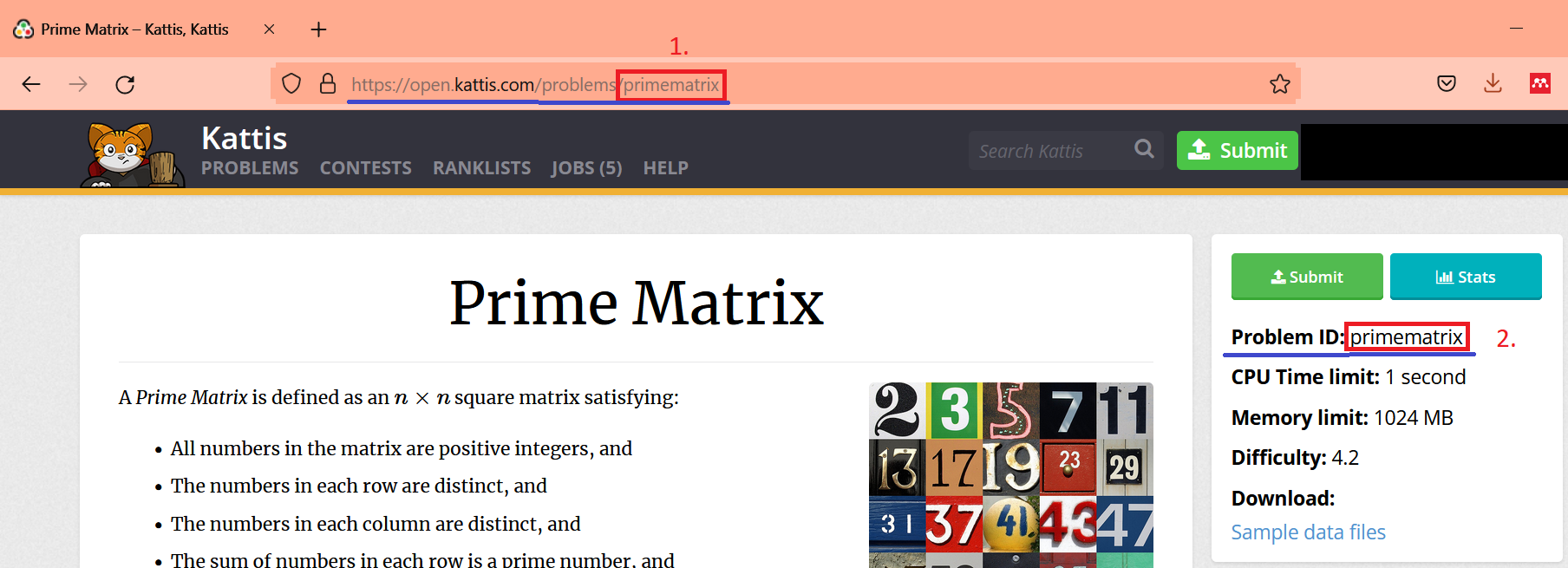 Primer: Prime Matrix